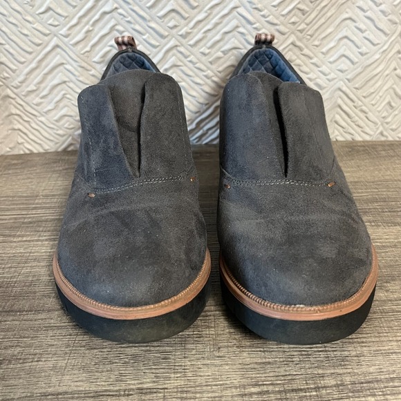 Dr Scholls Glisten Oxfords Womens 10M Be Free Energy Technology Gray Suede Shoes - Picture 7 of 10
